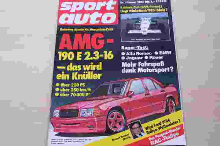 Deckblatt Sport Auto (01/1985)